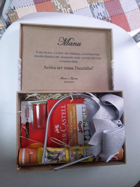 Convites, convite dos padrinhos e Daminha - 2