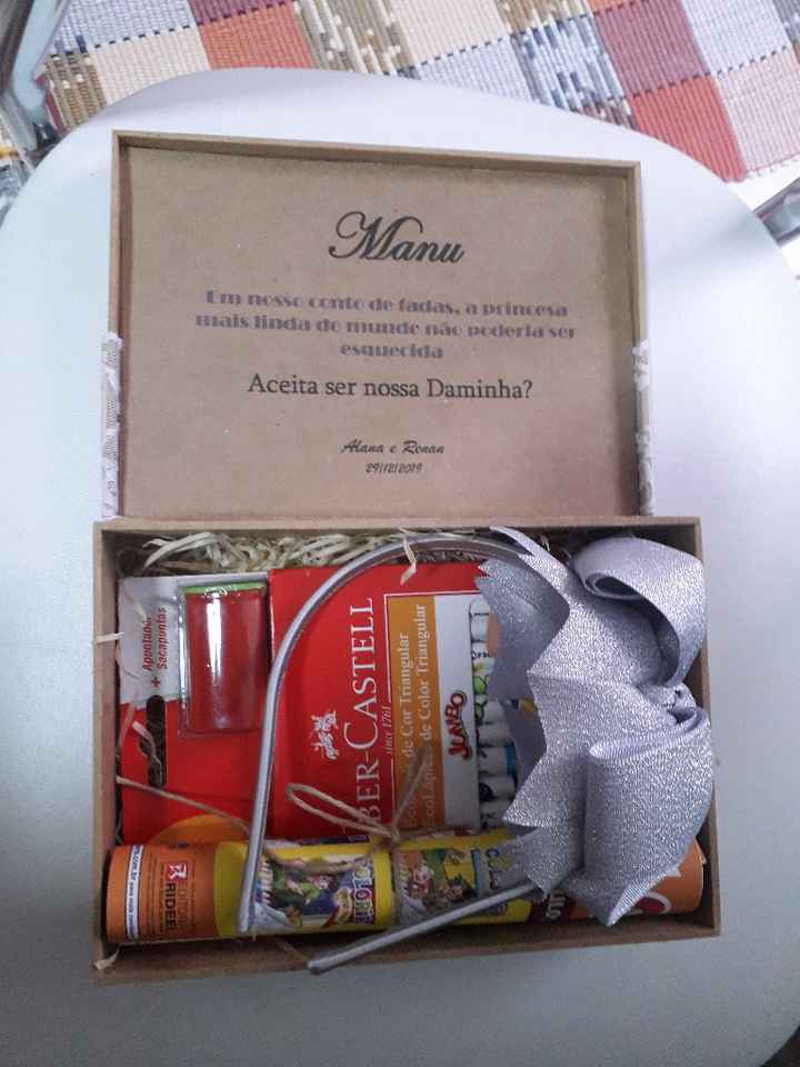 Convites, convite dos padrinhos e Daminha - 2