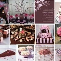 DECORAÇÃO ROSA E MARROM