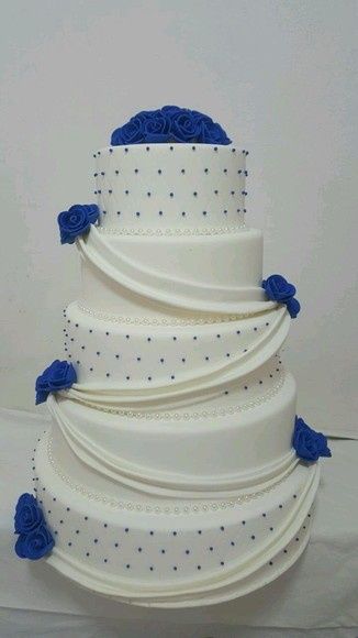 o azul com branco belas flores
