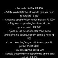 Lista de casamento - 1