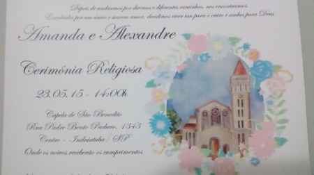 Meu convite de casamento - 1