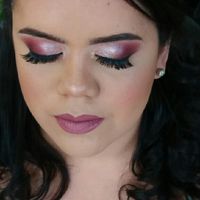 Teste de make e penteado. - 2