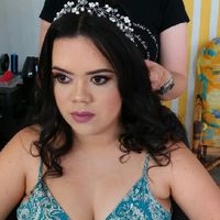 Teste de make e penteado. - 4
