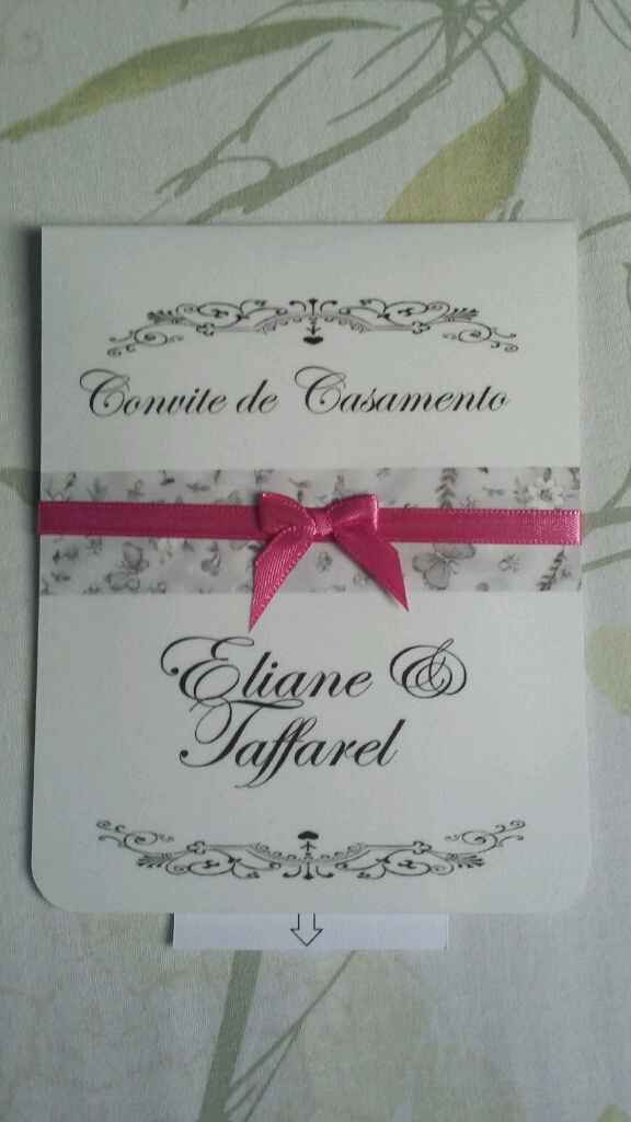 Meus convites dos padrinhos. - 1