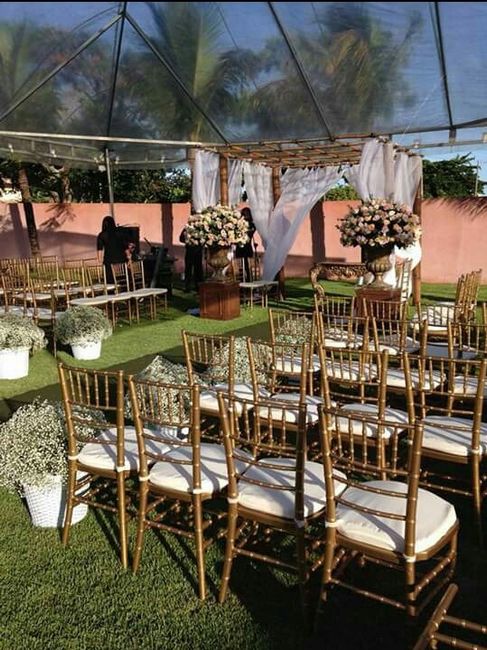 Casamento ao ar livre. - 6