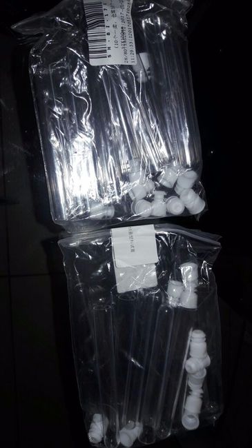 tubos para lembrancinha do chá bar
