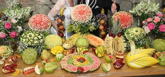 Mesa de frutas - amiga