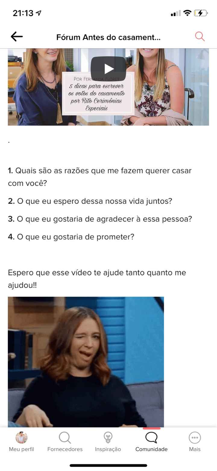 Votos de Casamento - 1