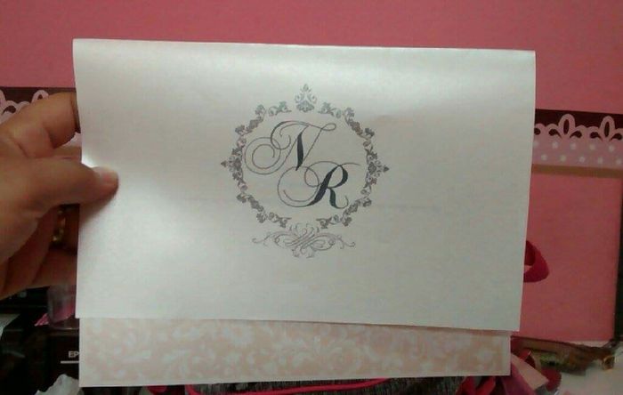 Prévia do meu convite de casamento. - 2