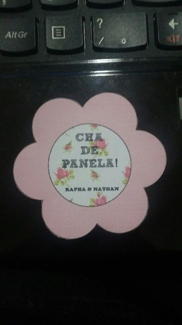 Papelaria chá de panela da rapha - 1