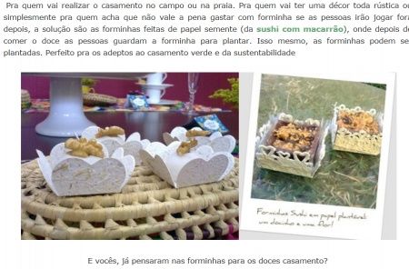 Forminhas ecológicas