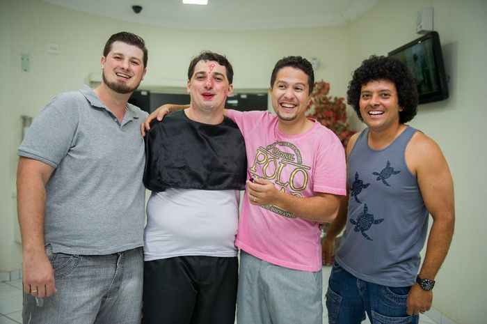 Meu noivo e os padrinhos...