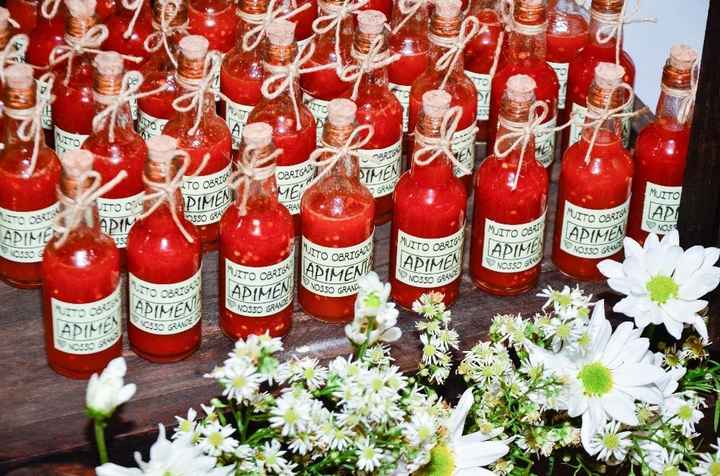 Vidrinhos com molho de pimenta