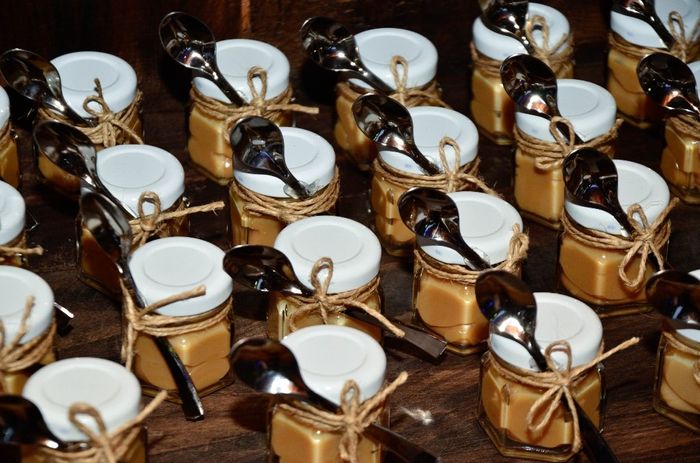 Potinhos de doce de leite -Lembrancinhas dos convidados