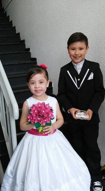 Minha afilhada daminha e meu filho pagem