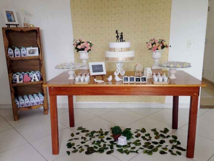 mesa do bolo