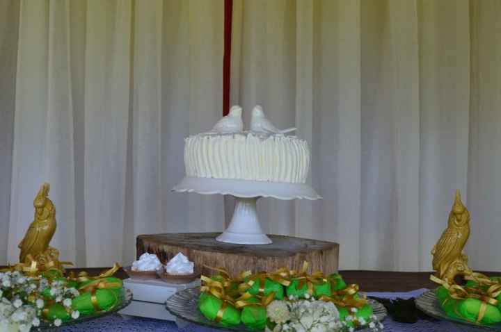 mesa do bolo