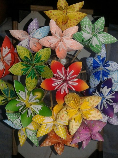 Flores de origami! #vemver - 4
