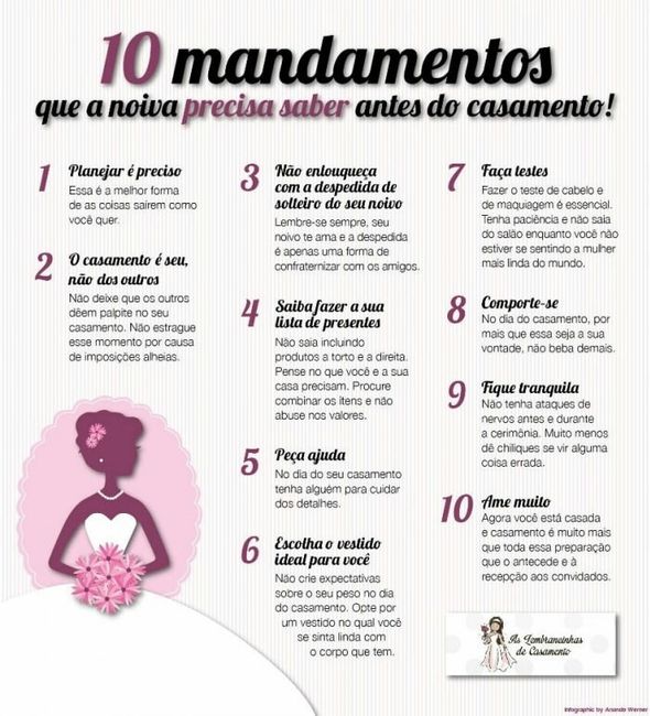 Minhas Dicas de noiva Diva - Rose - 15