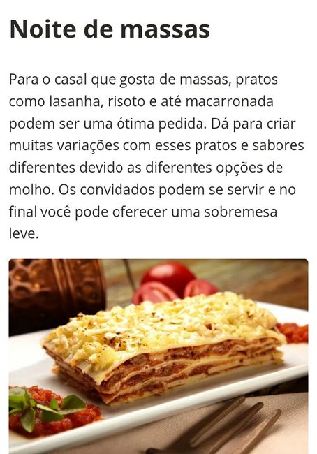 Ideias para jantar de noivado - 10