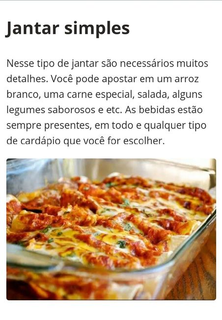 Ideias para jantar de noivado - 13