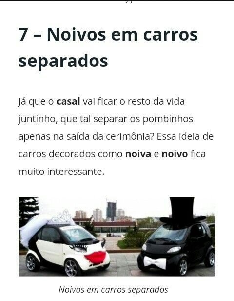 Ideias para decorar o carro dos noivos - 7