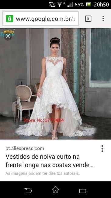 Vestido curto - 1