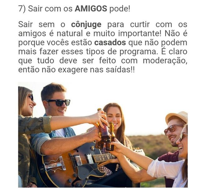7 dicas para um casamento feliz! - 7