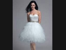 Vestidos curtos brancos para noiva - 6