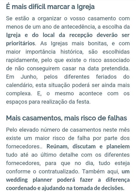 Curiosidades sobre casar em junho - 5