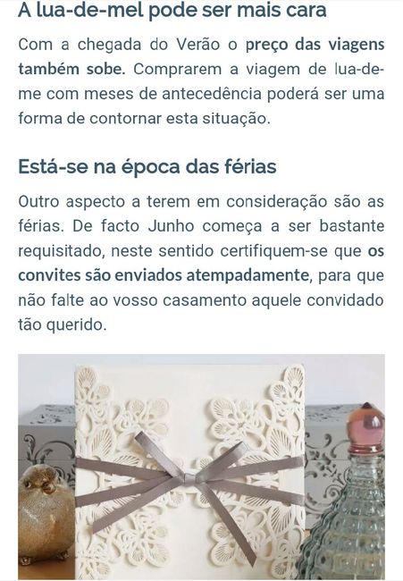 Curiosidades sobre casar em junho - 6