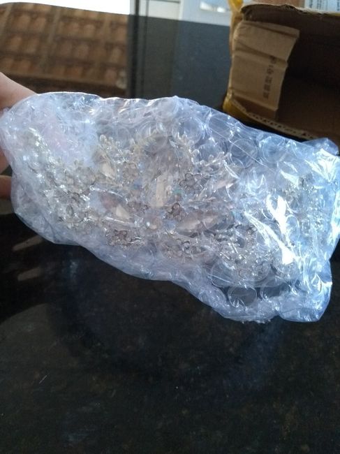 Minha coroa do Aliexpress chegou 😍 - 2