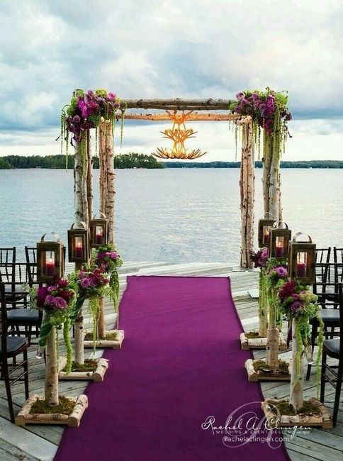 Cerimônia em tons de Roxo #inspiração - 3
