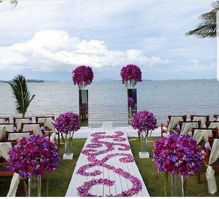 Cerimônia em tons de Roxo #inspiração - 5
