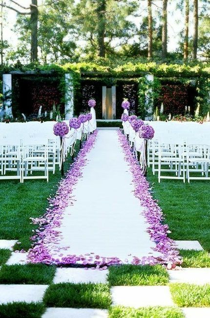 Cerimônia em tons de Roxo #inspiração - 8