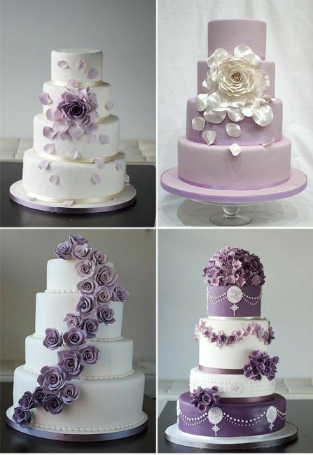 Bolos em tons de Roxo #inspiração 4