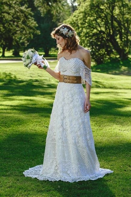 Inspiração - Vestido de crochê 👰🏻💐 4