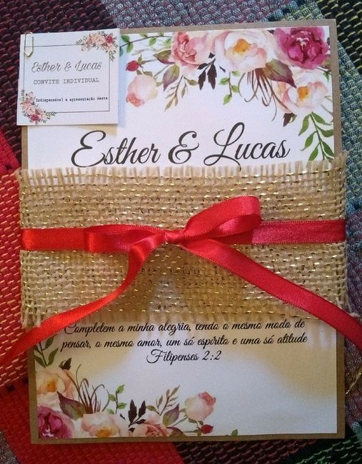 Convites de casamento - 1