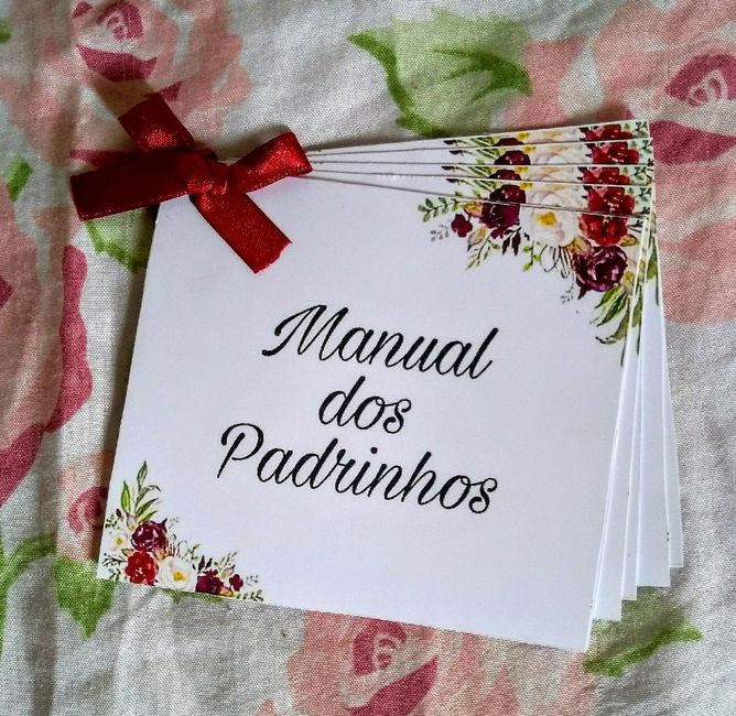 #vemver sacola/manual dos padrinhos 😍 - 3