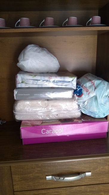 Presentes do chá♥ (colchas, jogo de cama e de de banho)