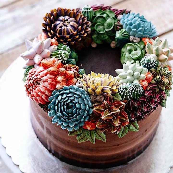  Pras noivinhas que amam suculentas, elas foram parar nos bolor e cupkakes  também!! 🌵🌿❤️ - 7
