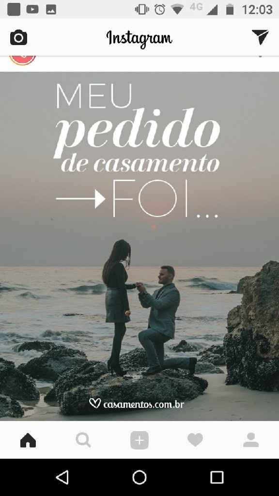 Onde foi seu pedido de casamento? - 1