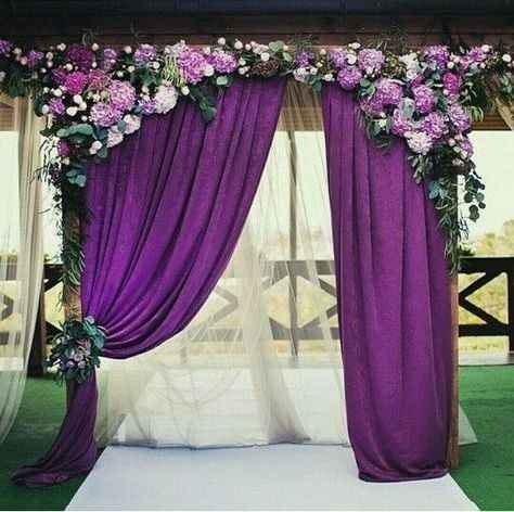 Cerimônia em tons de Roxo #inspiração - 2