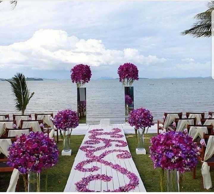 Cerimônia em tons de Roxo #inspiração - 5