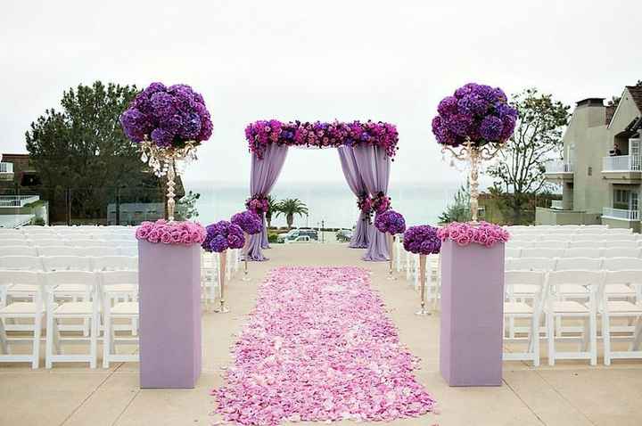 Cerimônia em tons de Roxo #inspiração - 6