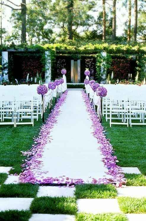 Cerimônia em tons de Roxo #inspiração - 8
