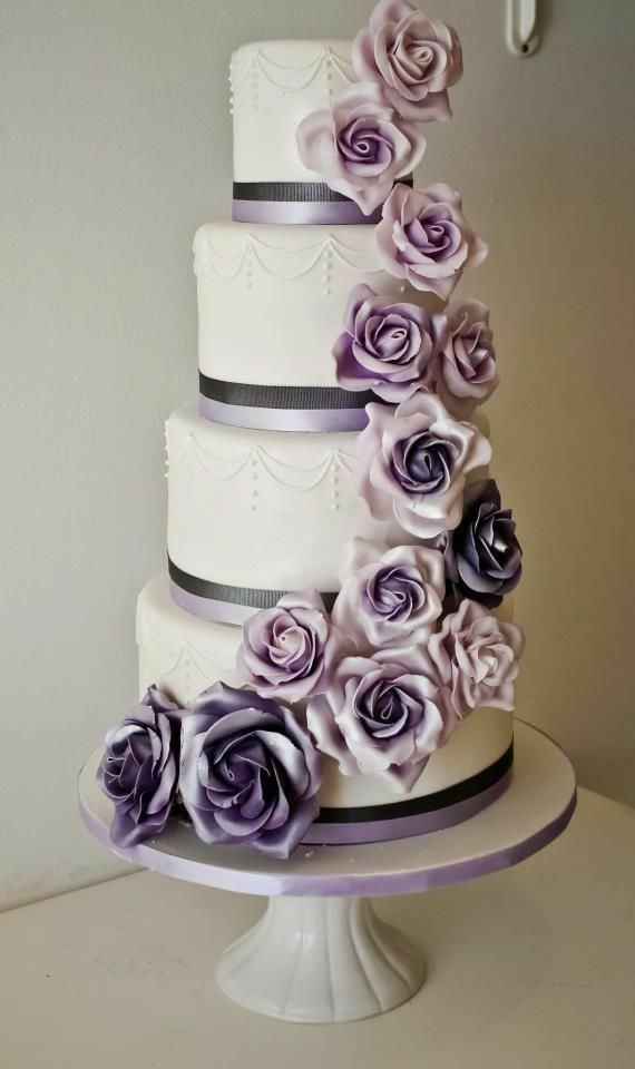 Bolos em tons de Roxo #inspiração - 2