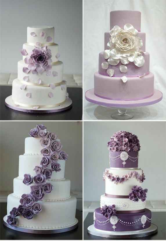 Bolos em tons de Roxo #inspiração - 4
