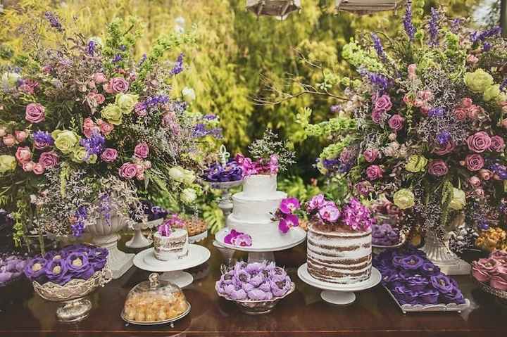 Bolos em tons de Roxo #inspiração - 7